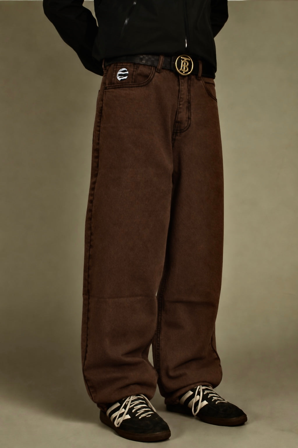 BROWN DENIM
